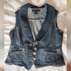 Baccini Denim Vest Medium
